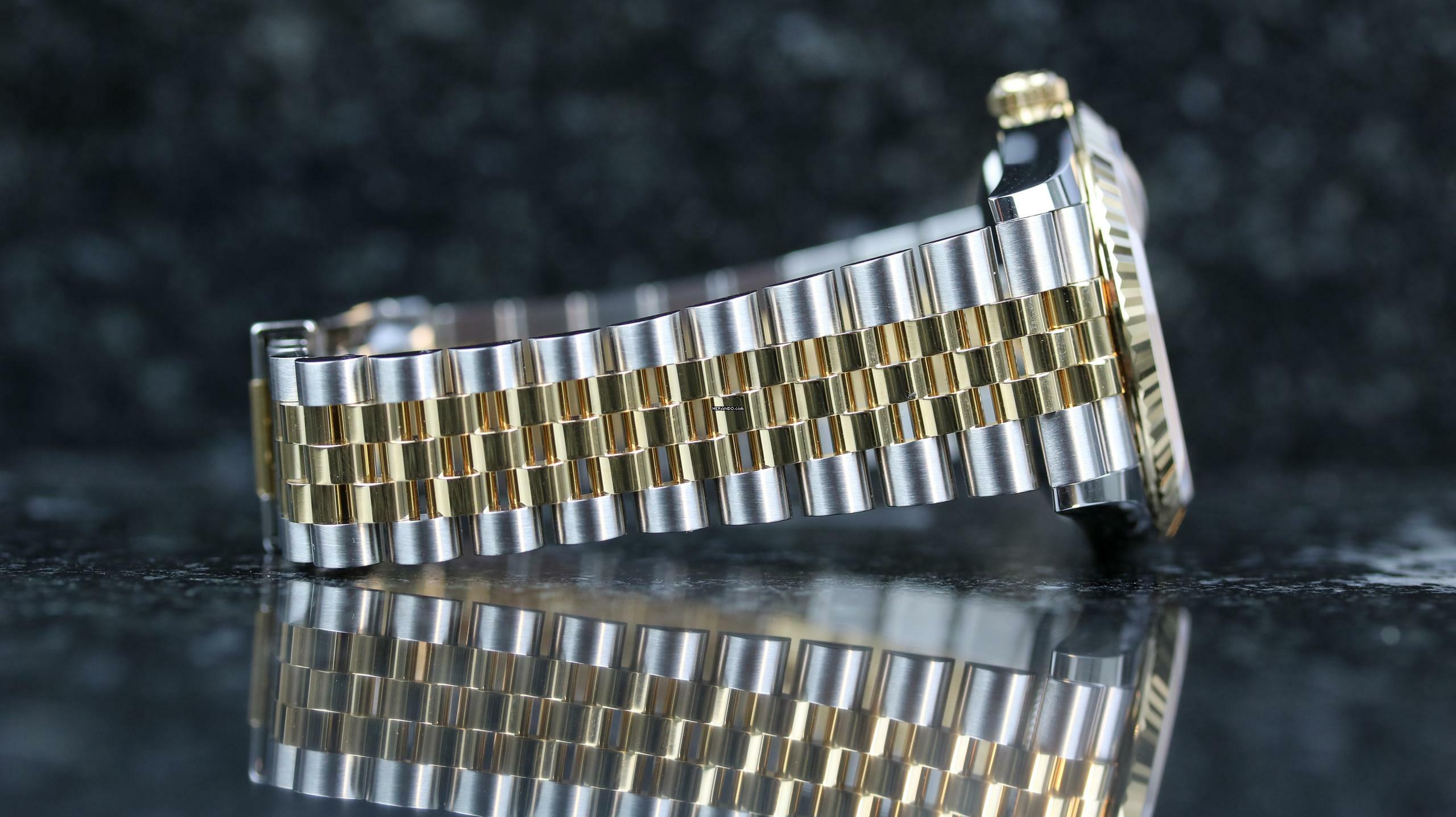 Rolex Datejust 36 Steel Gold - VIIX Green - New - Fullset - 2025