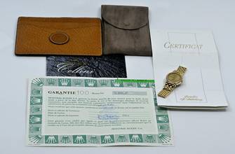 Thumbnail von Rolex Cellini 6621 | orig. gold bracelet | CC100 Certificate | yellow gold