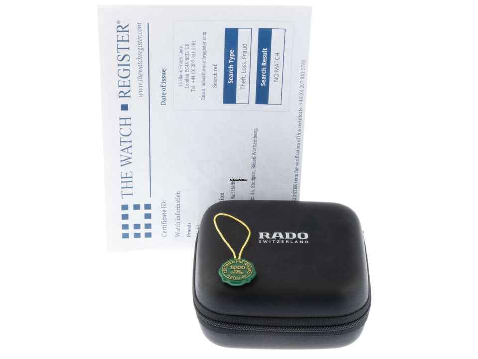  Rado Diastar Ref.160.0281.3N 1995 original Box sehr gut Vintage 