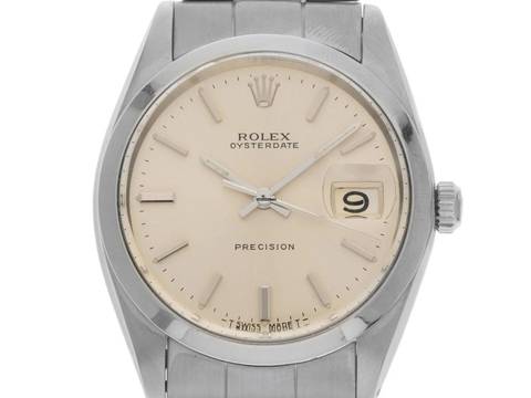  Rolex Oysterdate Precision Ref.6694 1968 Box&Beschreibung sehr gut Vintage 
