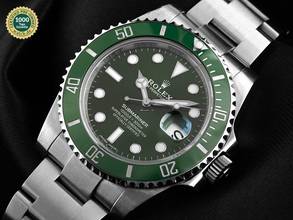 Thumbnail von Rolex Submariner Date LV Hulk Ref.116610LV 2014 Full Set wie Neu Vintage