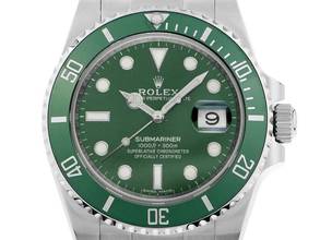 Thumbnail von Rolex Submariner Date LV Hulk Ref.116610LV 2014 Full Set wie Neu Vintage