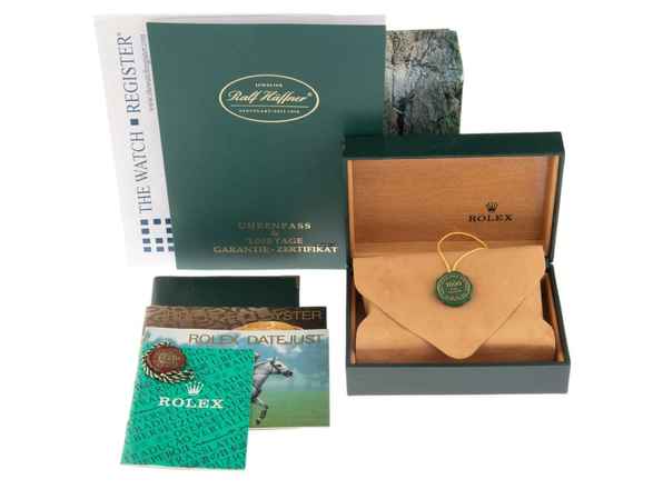  Rolex Datejust Turn-O-Graph Turn-O-Graph Ref.16263 1996 Box&Beschreibung sehr gut Vintage 