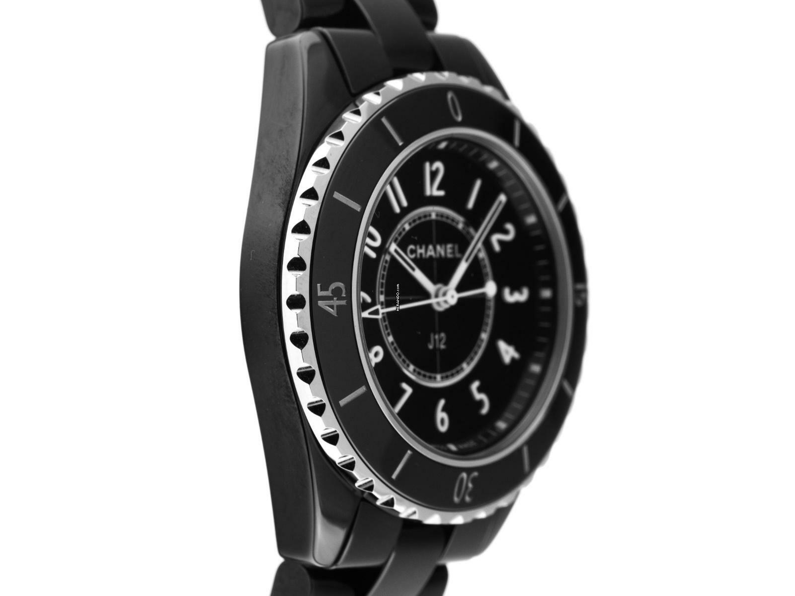 Thumbnail von Chanel J12 Keramik Black Ref.H5695 2025 Full Set Ungetragen