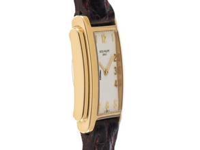 Thumbnail von Patek Philippe Gondolo Ref.4824 1999 Box&Archivauszug sehr gut Vintage