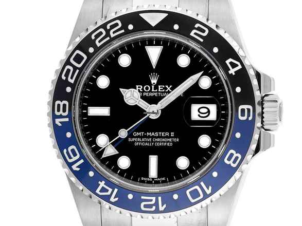  Rolex GMT-Master II Batman Ref.116710BLNR 2016 Full Set wie Neu Vintage 