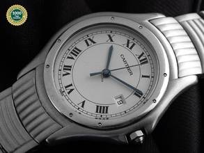 Thumbnail von Cartier Cougar Panthere Cougar Ref.987904C 1999 Full Set sehr gut Vintage