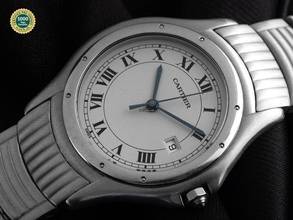 Thumbnail von Cartier Cougar Panthere Cougar Ref.987904C 1999 Full Set sehr gut Vintage