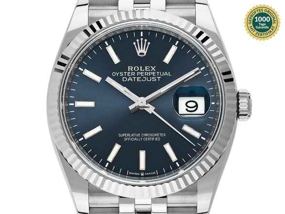  Rolex Datejust 36 Ref.126234 2025 Full Set Ungetragen 