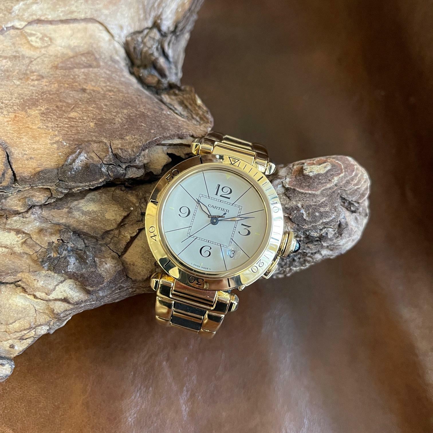  Cartier Pasha Gelbgold - FULLSET - Ref. 820903 