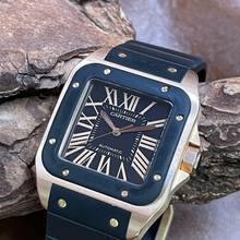 Thumbnail von Cartier Santos 100 Santos 100 Roségold - FULLSET 2012 - Ref. 2792