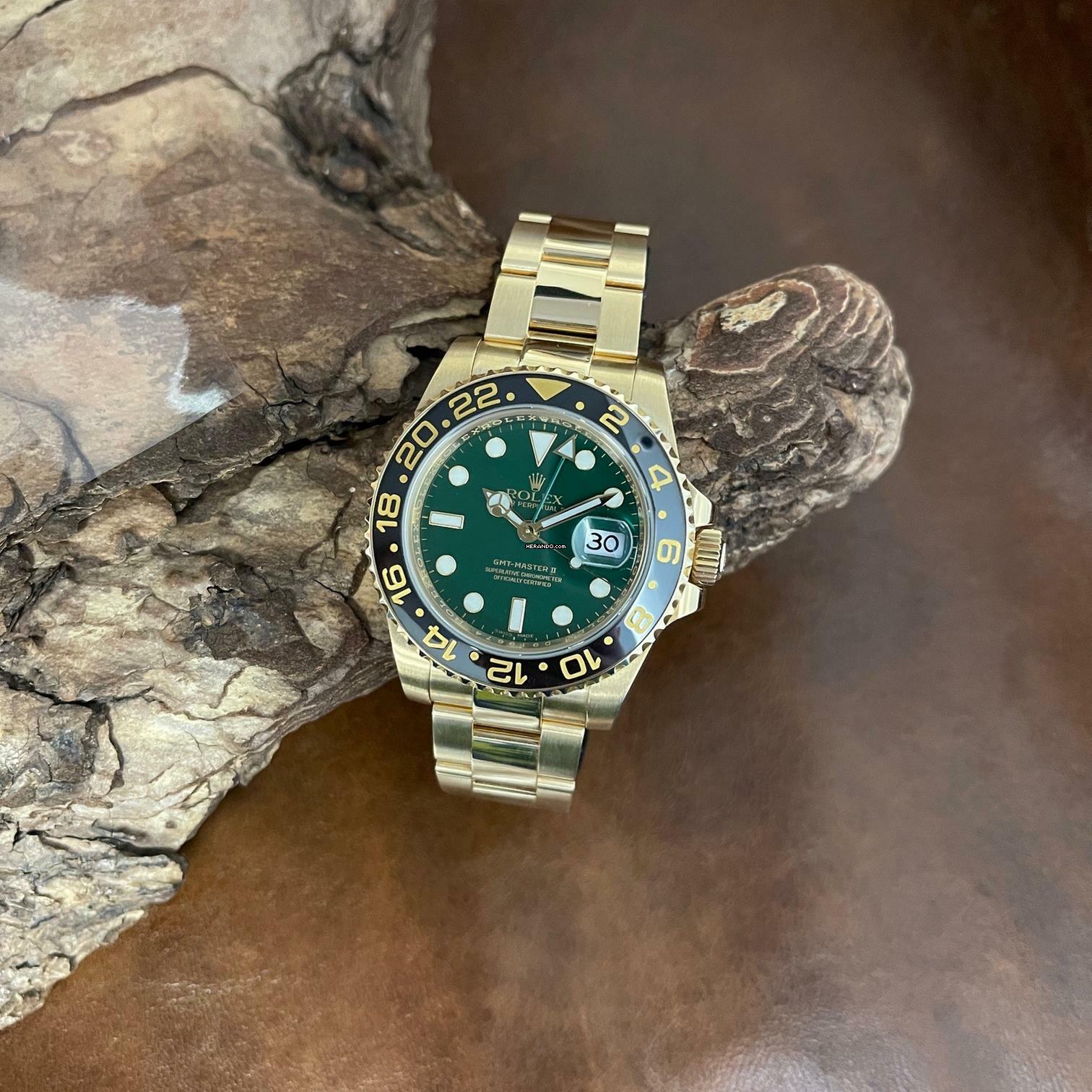  Rolex GMT-Master II GMT-Master II - FULLSET 2006 LC100 - Ref. 116718 FULLSET 2006 LC100 - Ref. 116718 - Grün 