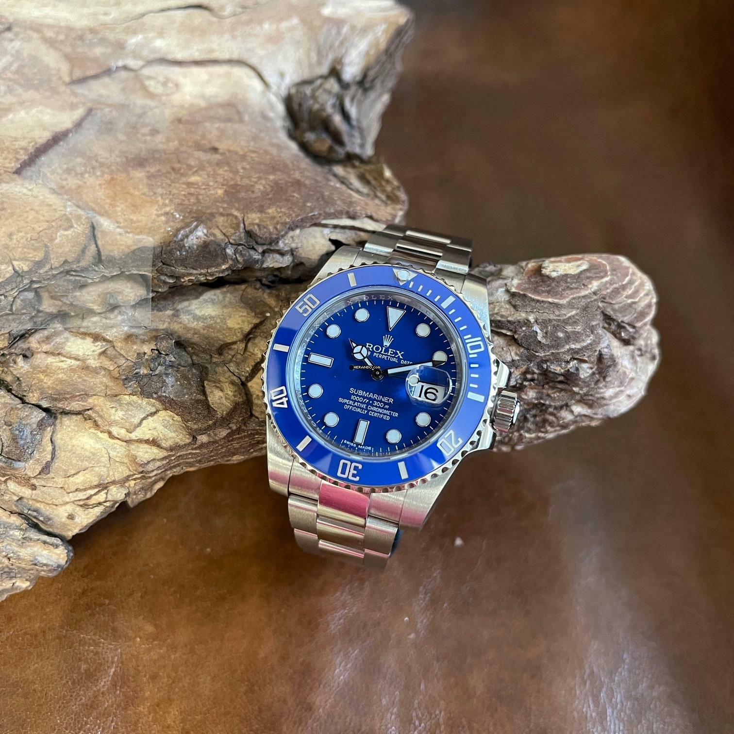  Rolex Submariner Date FULL SET 2013 LC100 - Ref. 116619LB 