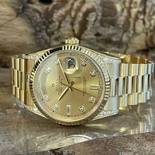 Thumbnail von Rolex Day-Date 36 Day-Date 36mm - 750er Gelbgold - Diamant - FULLSET 2015 LC100 - Ref. 118338