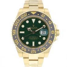Thumbnail von Rolex GMT-Master II Yellow Gold Green Dial Service '23