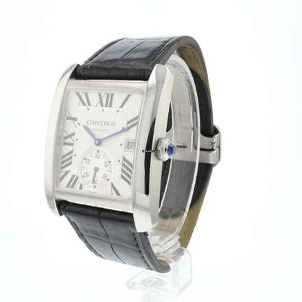  Cartier Tank MC Steel Automatic Silver Dial 