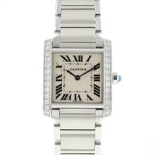 Thumbnail von Cartier Tank Française Steel MM Diamonds