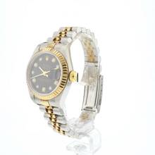 Thumbnail von Rolex Lady-Datejust 26 Jubilee Fluted Steel Gold Black Diamond Dial