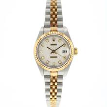 Thumbnail von Rolex Lady-Datejust 26 Jubilee Fluted Steel Gold White Diamond Logo Dial