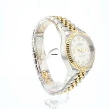 Thumbnail von Rolex Lady-Datejust 28 Steel / Gold Fluted Jubilee Silver Diamond Dial Like New '21