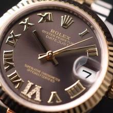 Thumbnail von Rolex Datejust 31 Steel / Gold Jubilee Fluted Grey Roman Diamond Dial