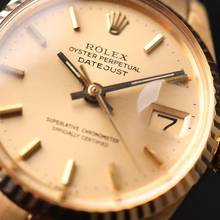 Thumbnail von Rolex Oyster Perpetual Lady Date Lady-Datejust 26 Yellow Gold Oyster Fluted Champagne Dial