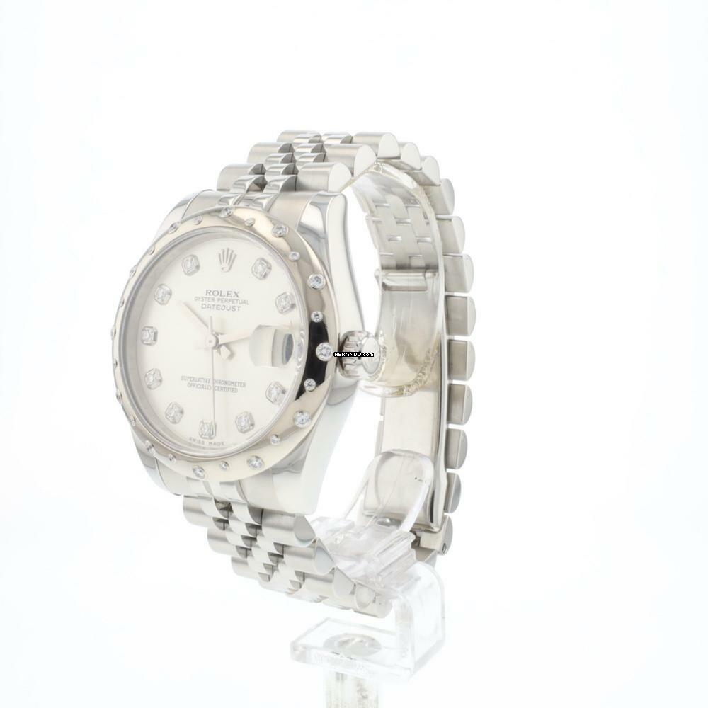  Rolex Datejust 31 Jubilee Silver Diamonds 