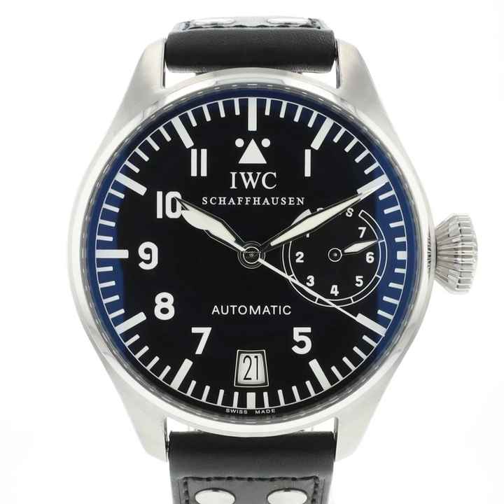  IWC Große Fliegeruhr Big Pilot 7-Days Steel Black Dial 