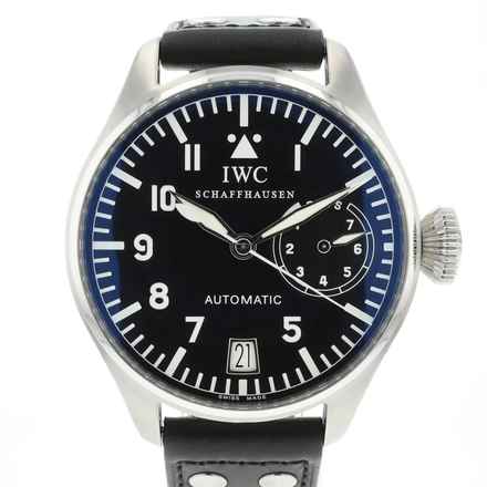  IWC Große Fliegeruhr Big Pilot 7-Days Steel Black Dial 