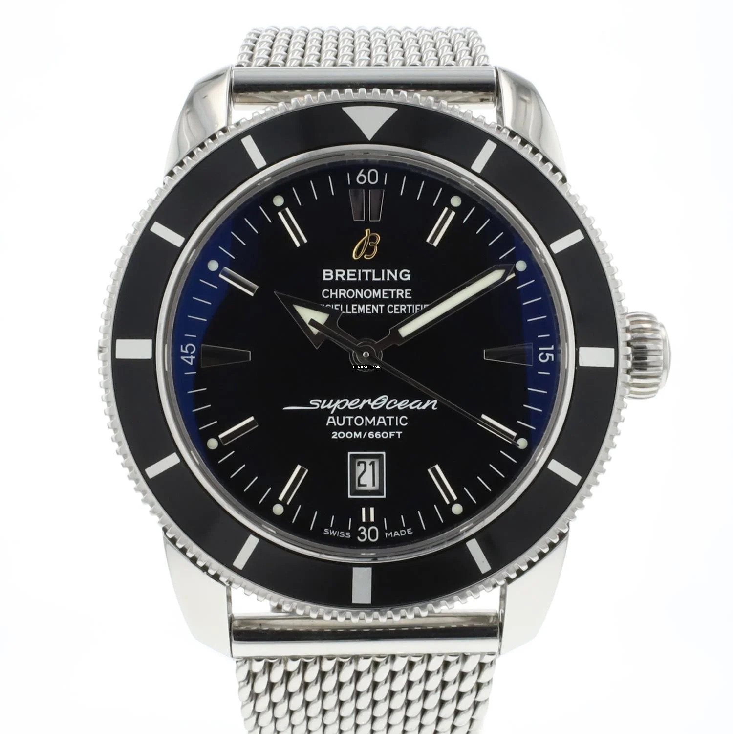  Breitling Superocean Heritage 46 46MM Black Dial 