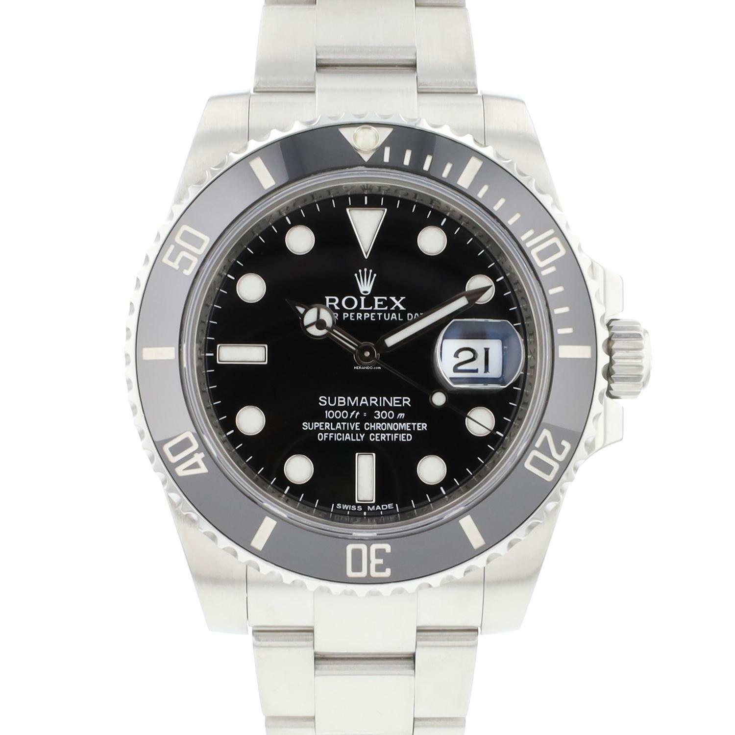  Rolex Submariner Date Black Ceramic 116610LN 