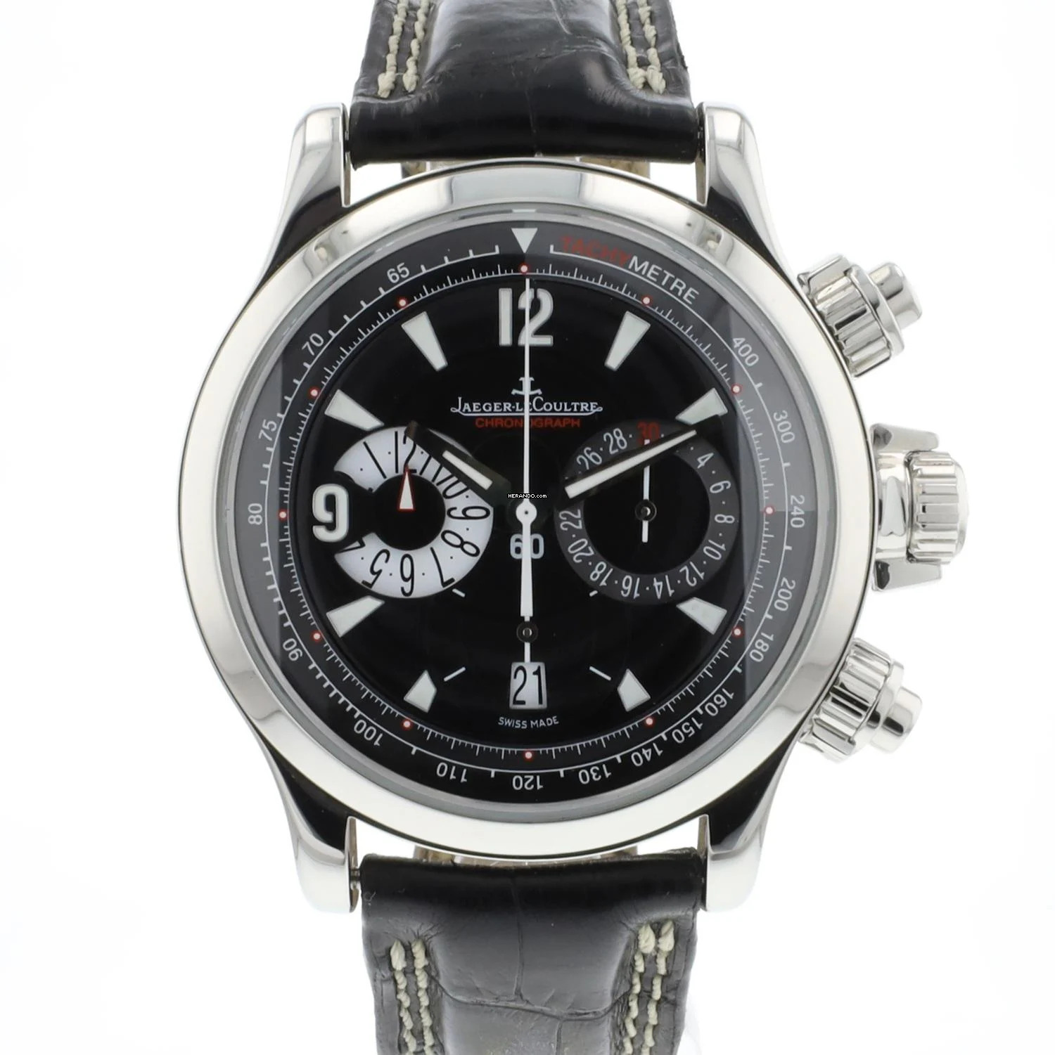  Jaeger-LeCoultre Master Compressor Chronograph Black Dial 