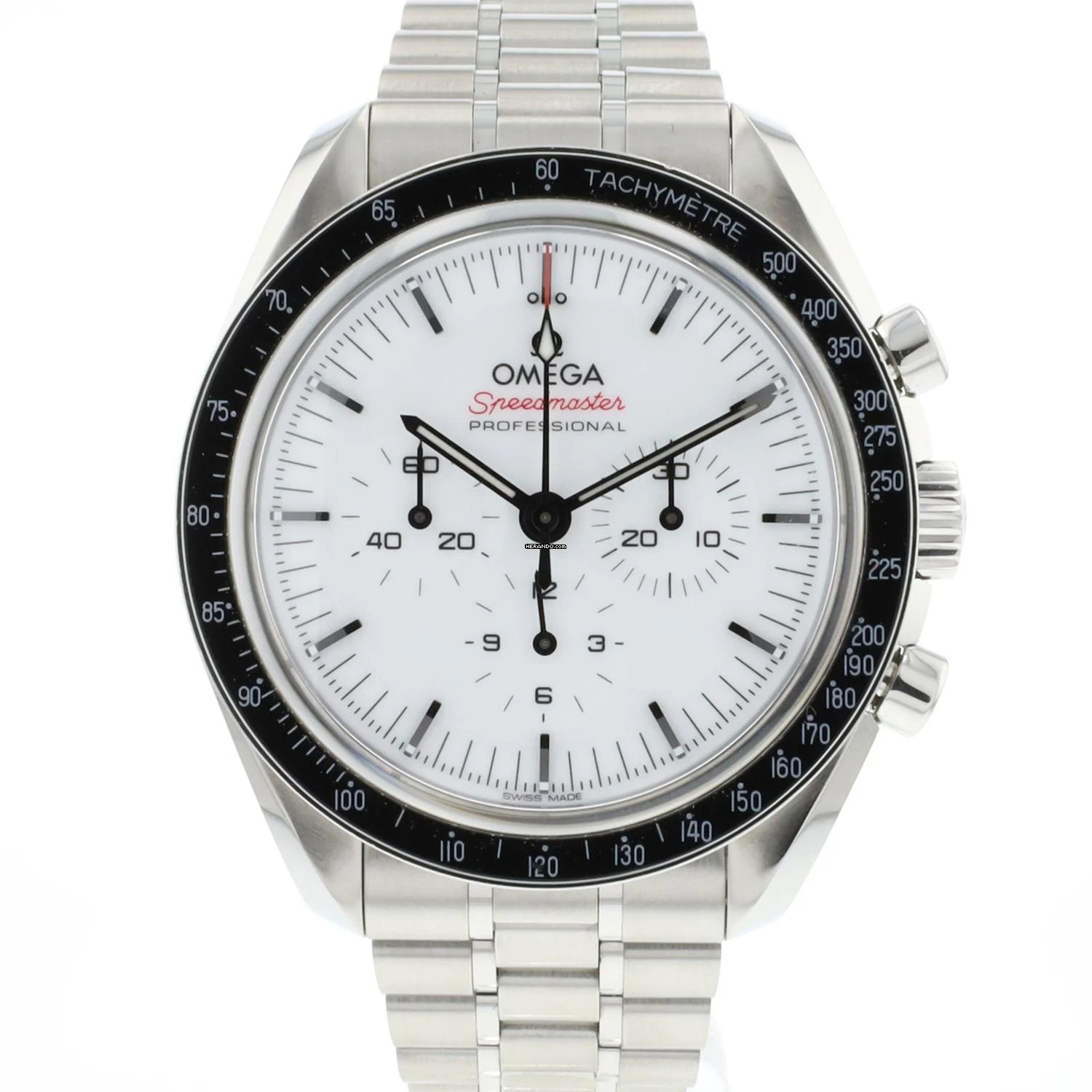  Omega Speedmaster Professional Moonwatch White Dial 