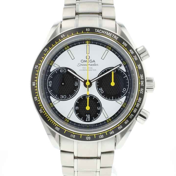  Omega Speedmaster Racing Steel White Dial 