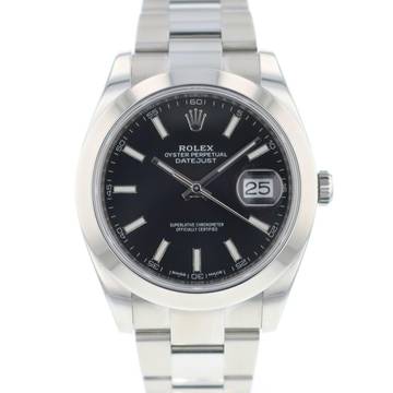  Rolex Datejust 41 Oyster Black Dial 