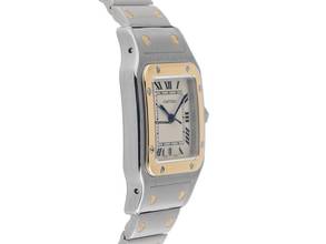 Thumbnail von Cartier Santos Galbée GM Ref.187901 1998 Full Set sehr gut Vintage