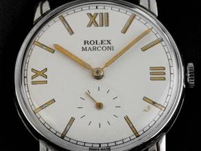 Thumbnail von Rolex Marconi kleine Sekunde 1942 original Box sehr gut Vintage
