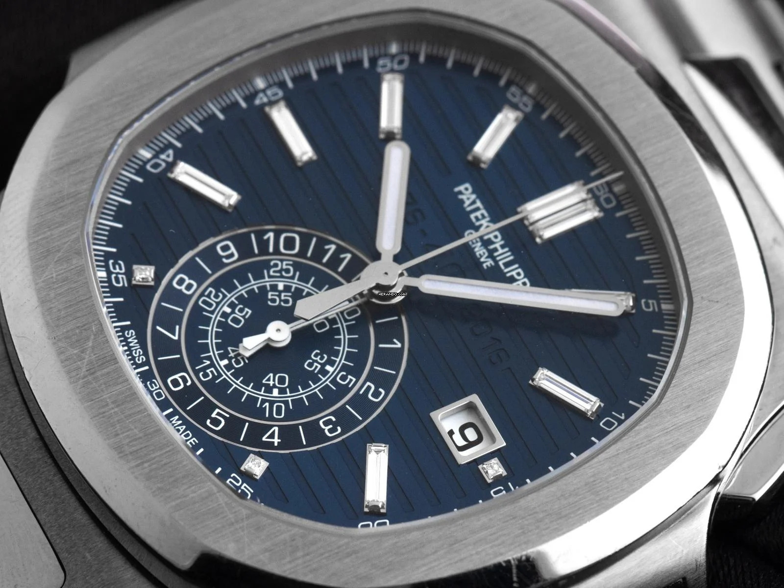  Patek Philippe Nautilus 40th Anniversary Ref.5976/1G-001 2017 Full Set Original unpoliert 