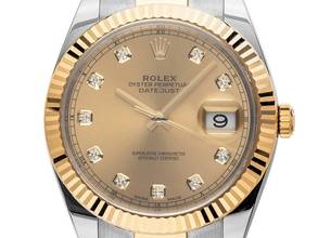 Thumbnail von Rolex Datejust 41 Diamanten Ref.126333 2020 Full Set wie Neu
