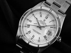 Thumbnail von Rolex Oyster Perpetual Date Ref.15210 1999 Full Set wie Neu Vintage