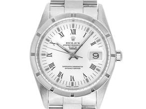 Thumbnail von Rolex Oyster Perpetual Date Ref.15210 1999 Full Set wie Neu Vintage
