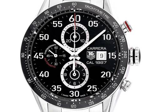  TAG Heuer Carrera Calibre 1887 Chronograph Ref.CAR2A10.BA0799 2014 Full Set wie Neu Vintage 