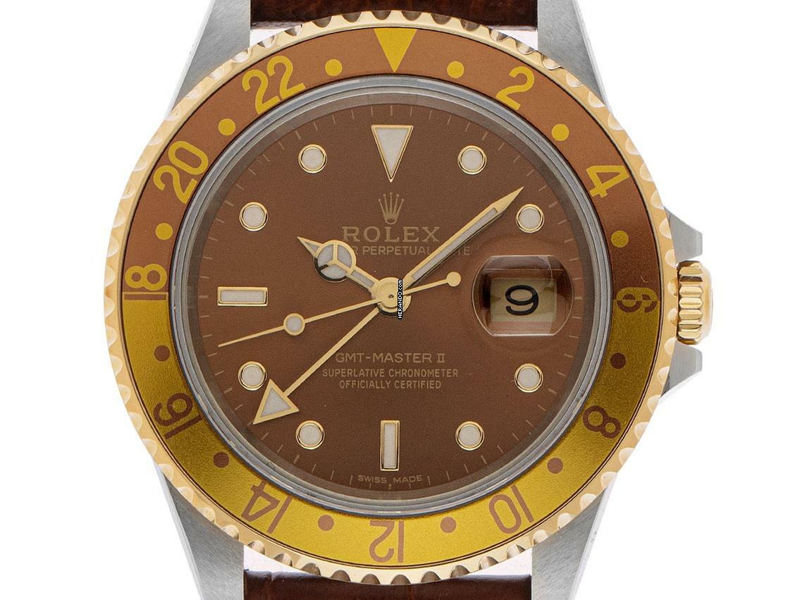  Rolex GMT-Master II Tiger Eye Ref.16713 2005 Box&Beschreibung wie Neu Vintage 
