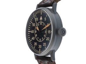 Thumbnail von Laco Fliegeruhr B-Uhr WW2 Navigator Ref.23883 original Box sehr gut Vintage