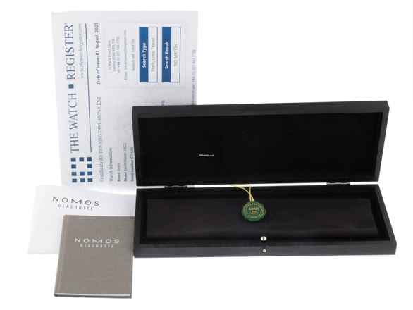  NOMOS Ludwig Glashütte Jubiläumsuhr Ludwig für Siemens Ref.207 2015 Full Set wie Neu 