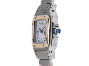 Thumbnail von Cartier Santos PM kleines Modell Ref.1170902 1995 Box&Beschreibung sehr gut Vintage