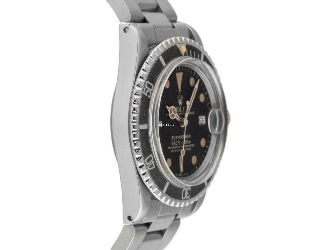 Thumbnail von Rolex Submariner Date MK1 Matte Dial flat 4 Ref.1680 1977 Full Set sehr gut Vintage