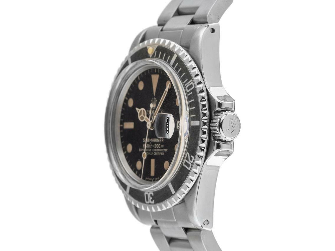 Thumbnail von Rolex Submariner Date MK1 Matte Dial flat 4 Ref.1680 1977 Full Set sehr gut Vintage