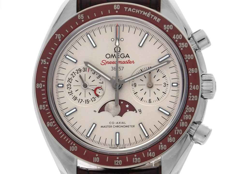  Omega Speedmaster Moonphase Moonwatch Moonphase Ref.304.93.44.52.99.001 2018 Full Set wie Neu Vintage 