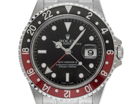  Rolex GMT-Master II Coke Ref.16710T 2005 Box&Beschreibung sehr gut Vintage 